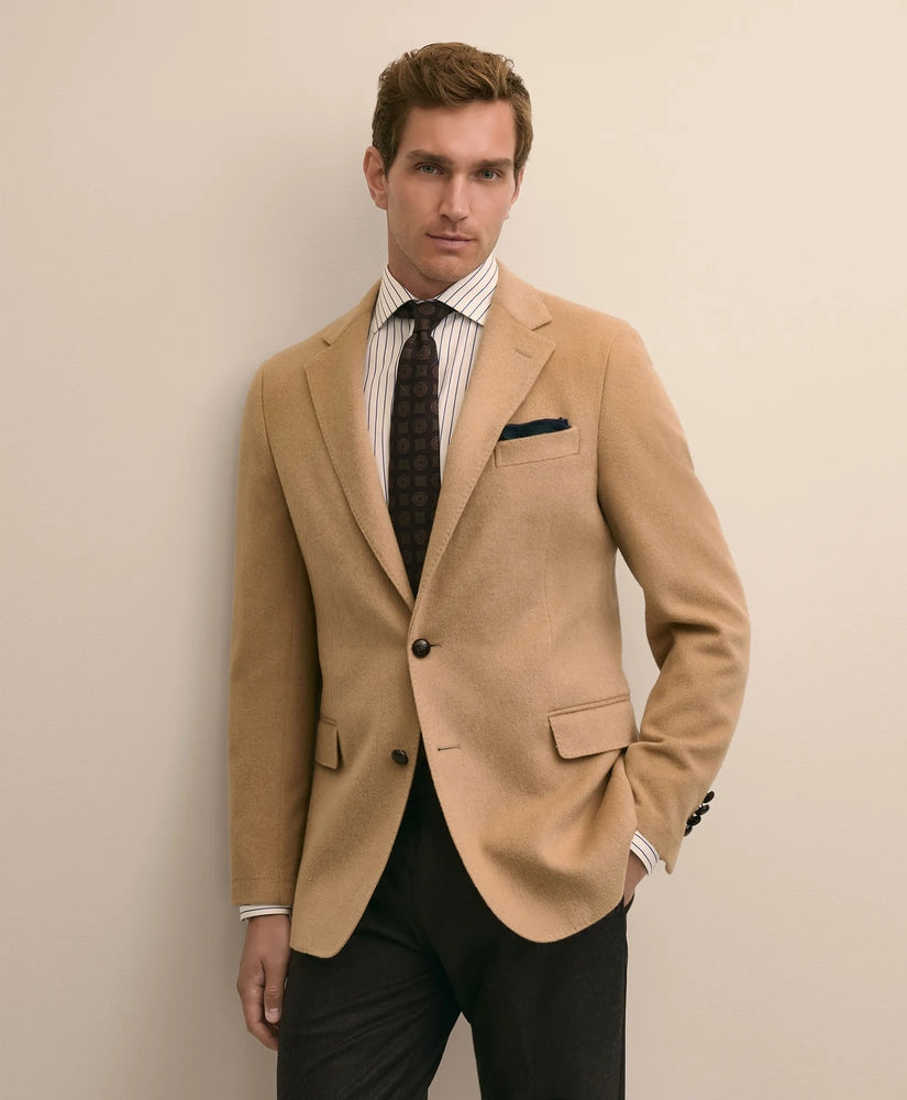 Classic Fit Camel Hair Twill 1818 Sport Coat Tailored