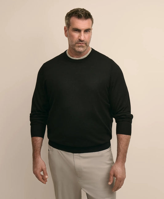 Big & Tall Ultimate Merino Wool Crewneck Sweater Men