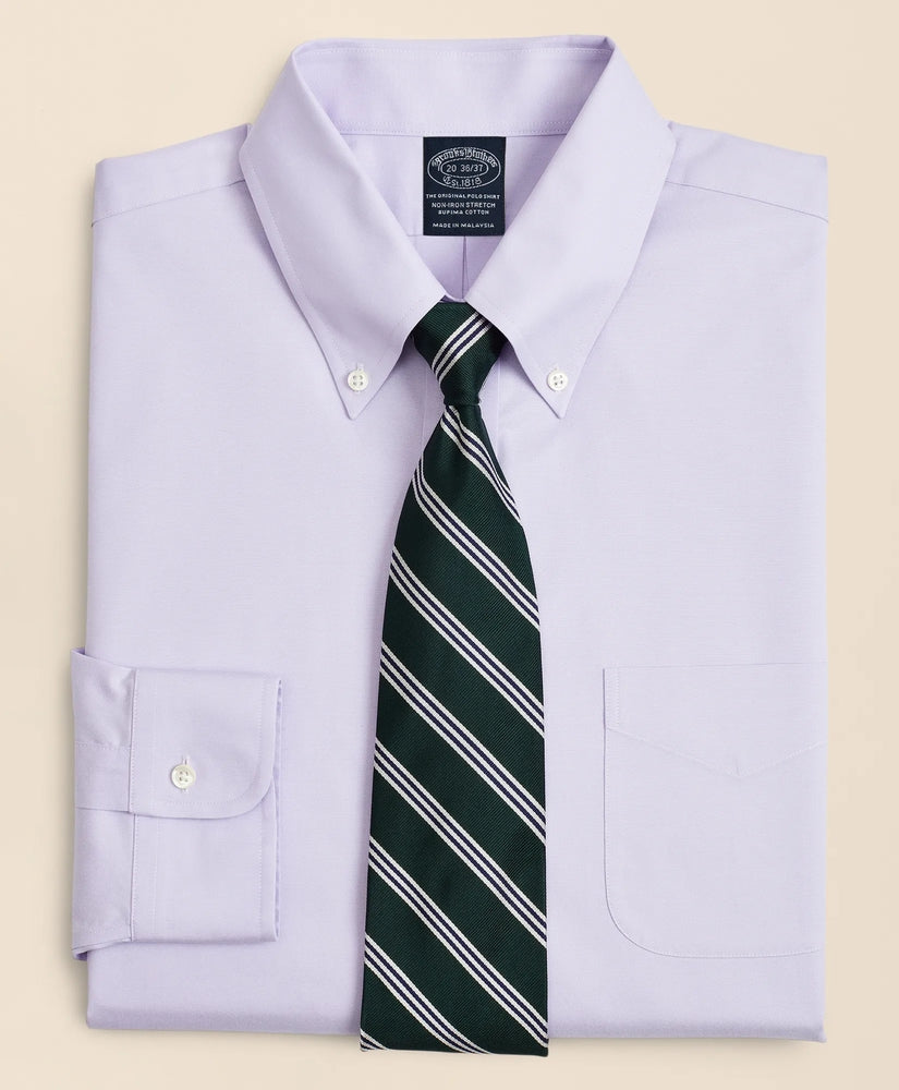 Big & Tall Stretch Dress Shirt, Non-Iron Pinpoint Button-Down Collar Shirts