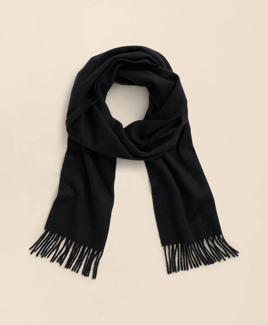 Cashmere Fringed Scarf Men