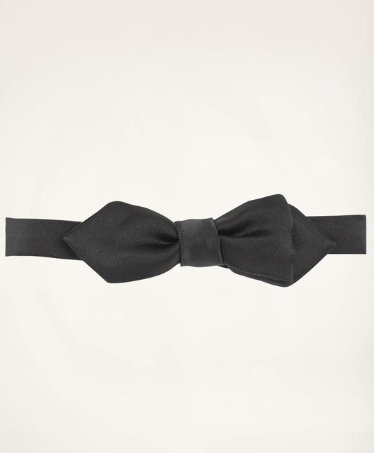Formal Satin Pointed End Bow Tie Men