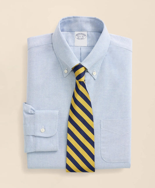 American-Made Oxford Cloth Button-Down Dress Shirt Men