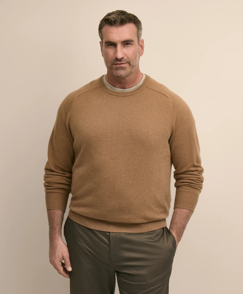 Big & Tall 3-Ply Cashmere Crewneck Sweater Men