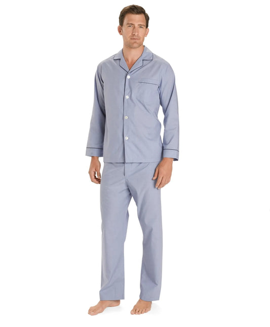 Wrinkle-Resistant Broadcloth Pajamas Men